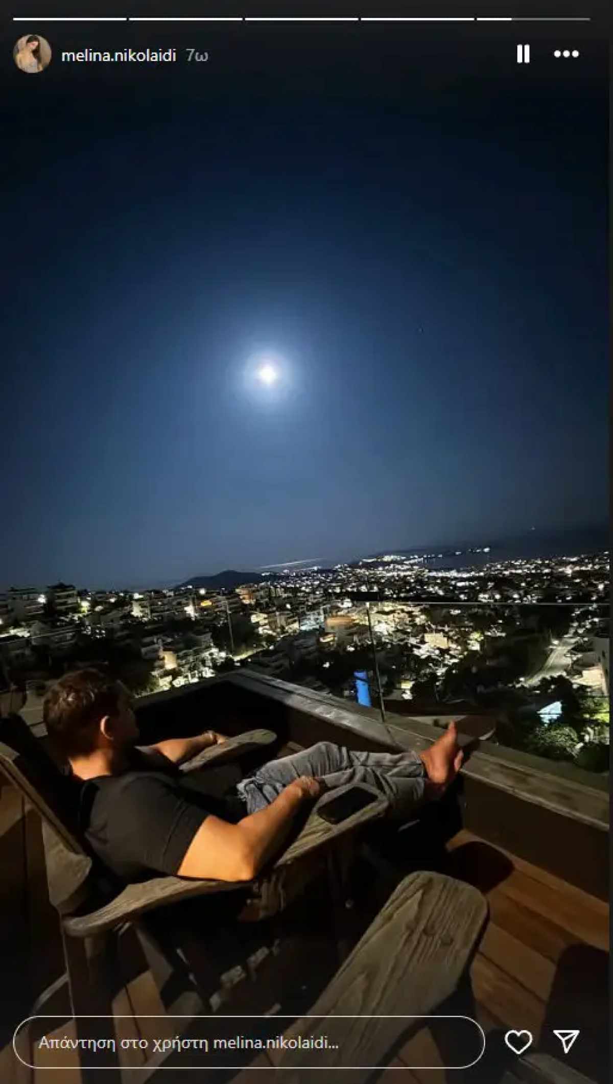 Ο Δημήτρης Φιντιρίκος στο σπίτι του