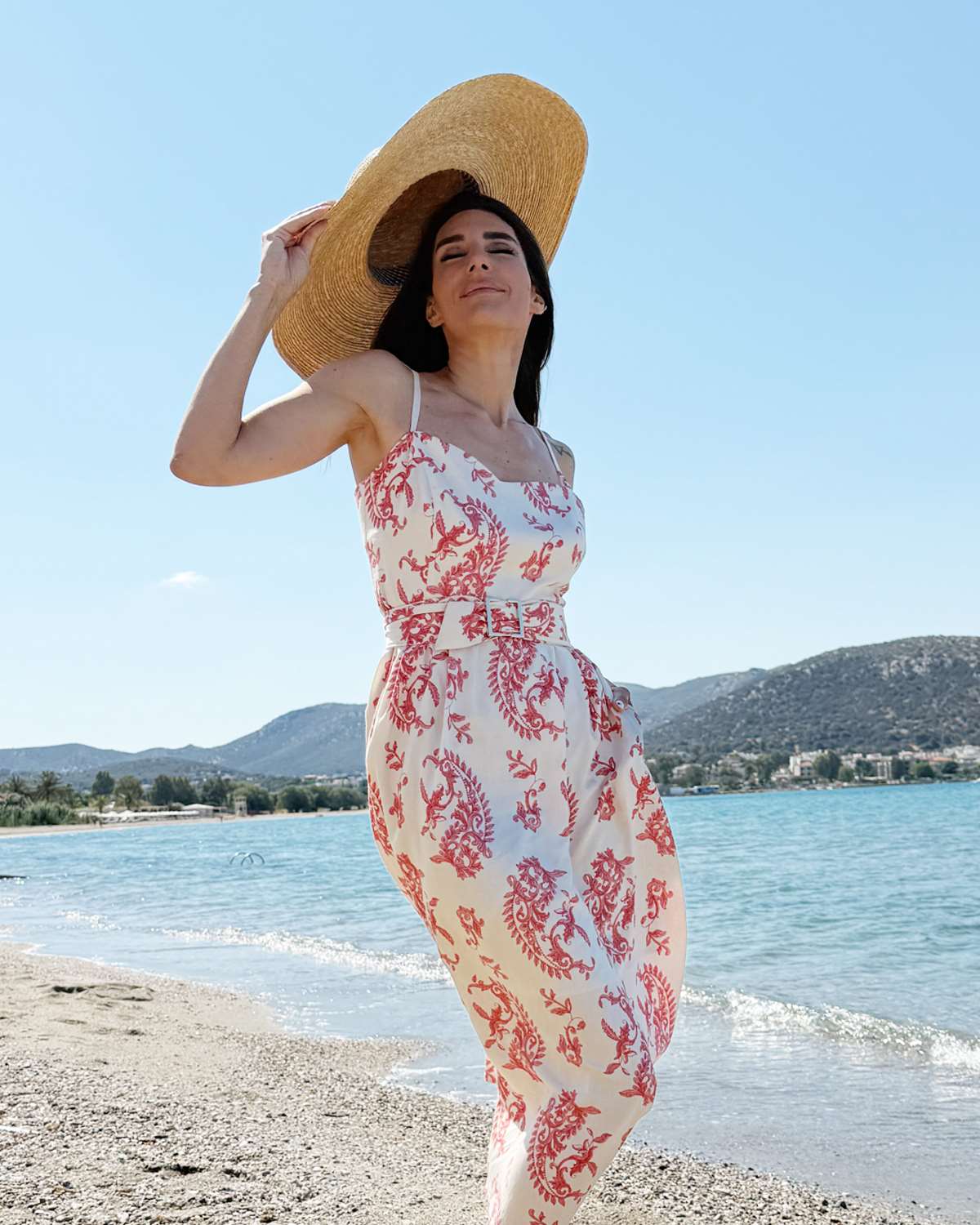 Καλοκαιρινά σύνολα εμπριμέ φόρεμα Bill Cost