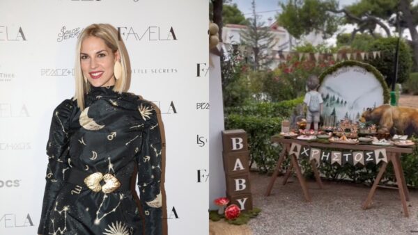 Η Μαντώ Γαστεράτου βάφτισε τον γιο της