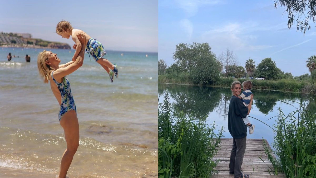 Η Γιούλικα Σκαφιδά και ο γιος της