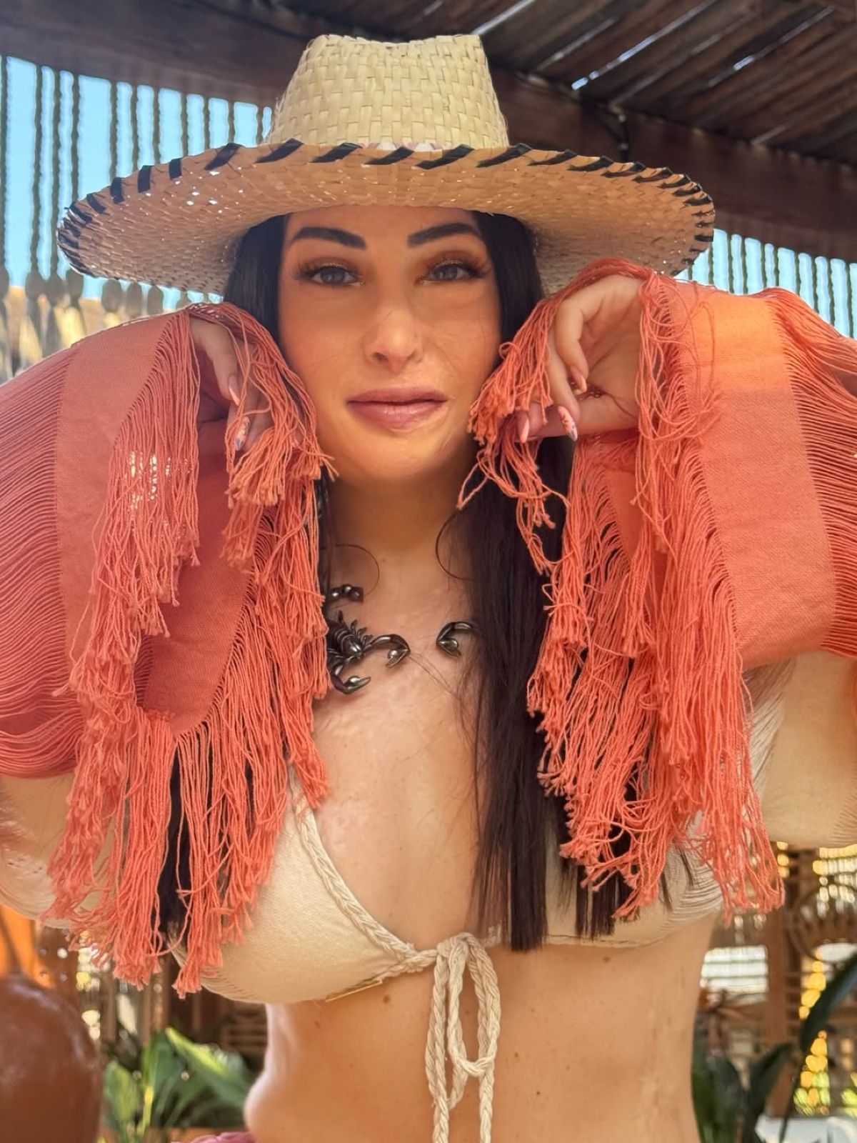 Η Ιώαννα Παλιοσπύρου στη Μύκονο