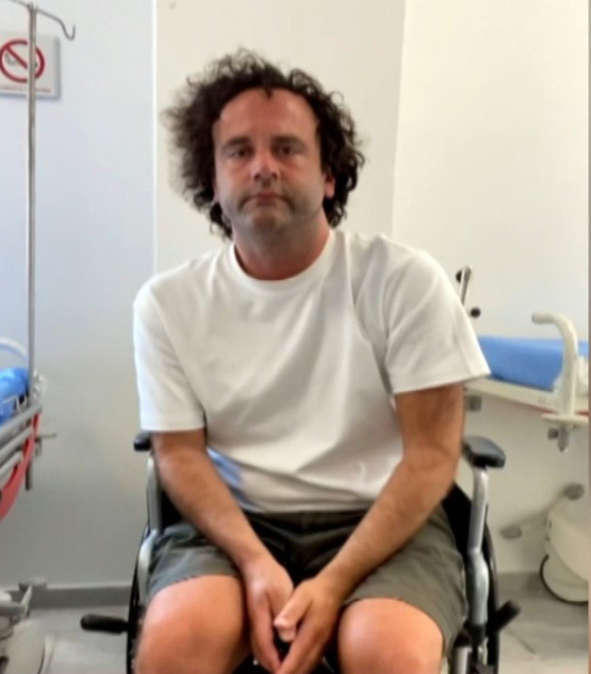 Ο Ανδρέας Καραγιάννης νοσοκομείο