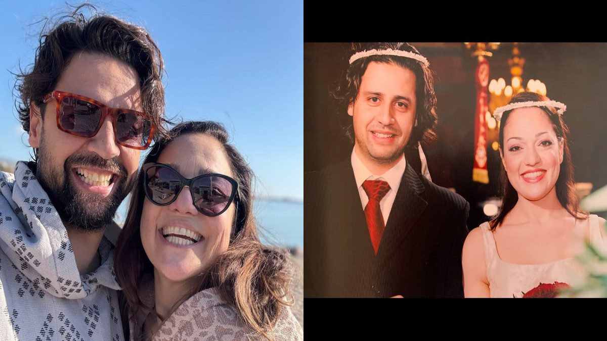 Η Ελένη Καρακάση με τον σύζυγό της