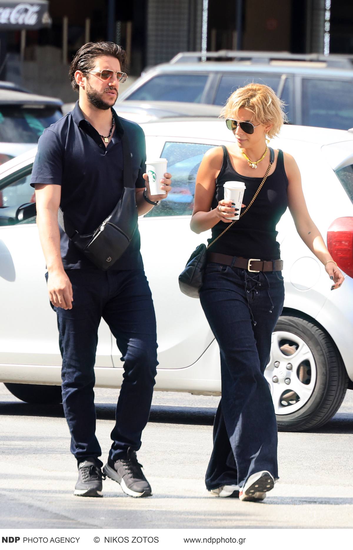 Ο Χάρης Παπατζανής και η Κατερίνα Λιόλιου