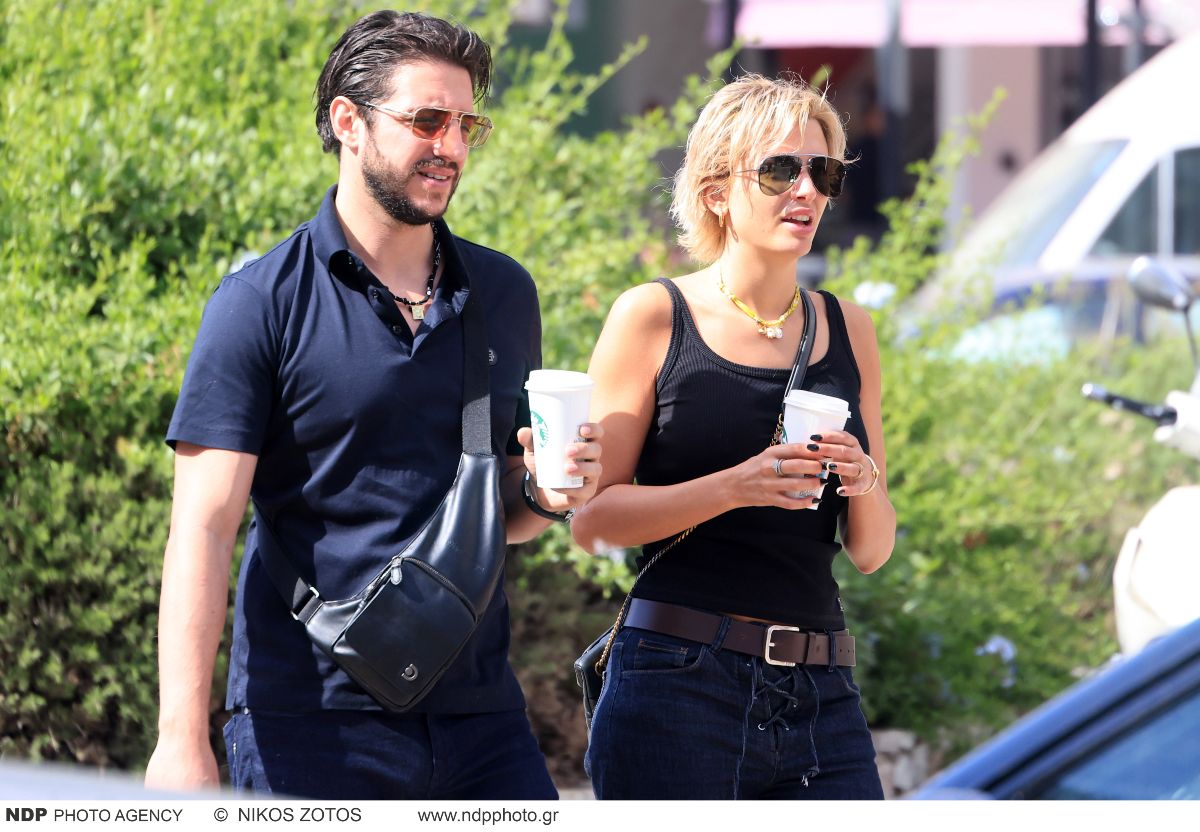 Ο Χάρης Παπατζανής και η Κατερίνα Λιόλιου