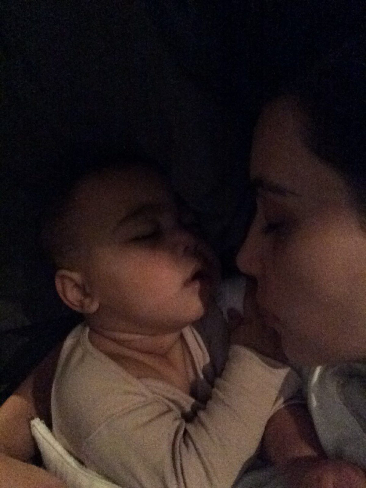 Η Κιμ Καρντάσιαν με την κόρη της Νόρθ, μωρό