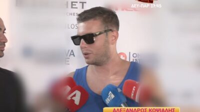 Ο Αλέξανδρος Κοψιάλης στην κάμερα του Happy Day