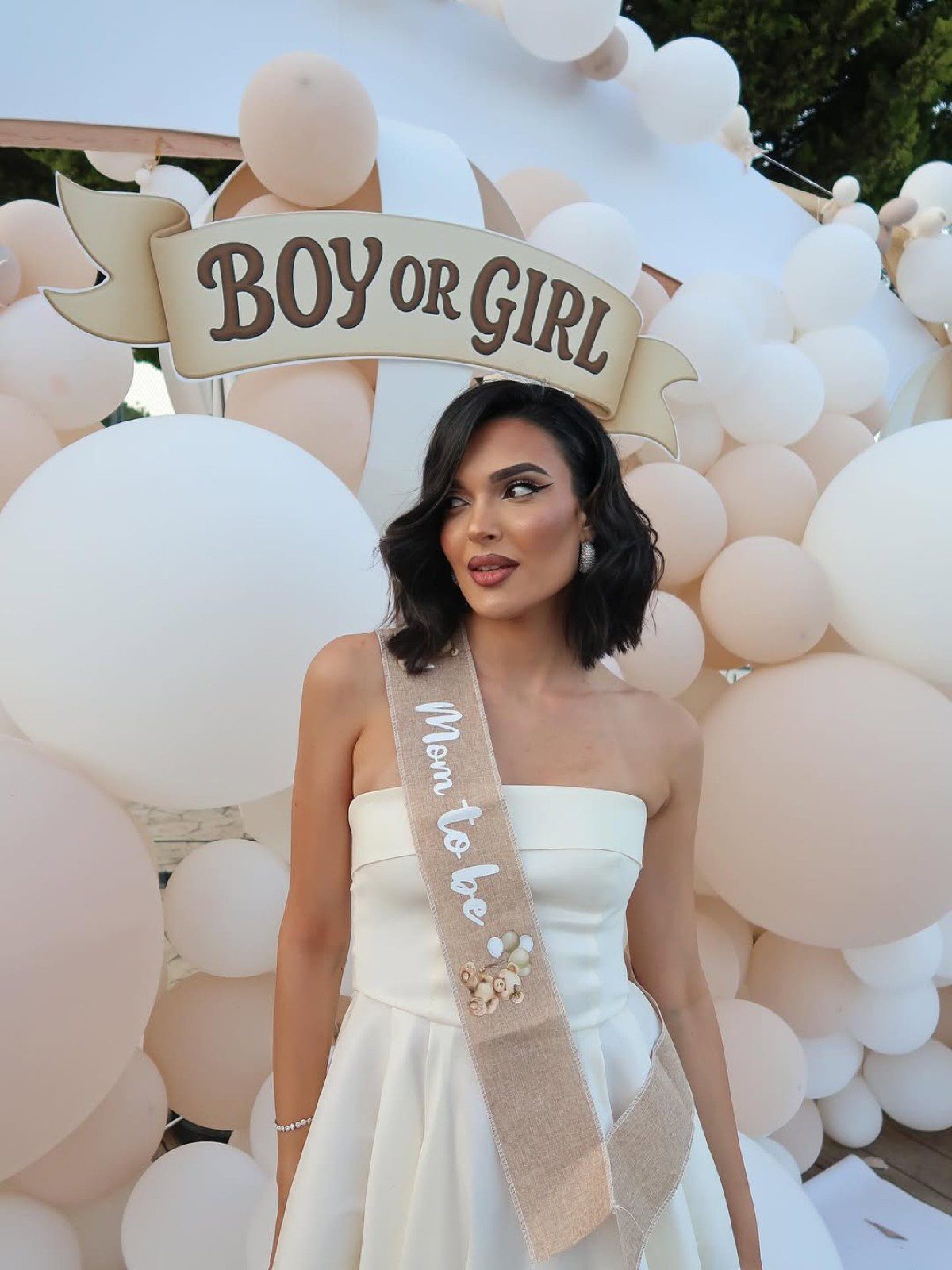 Η Μύρια Κυριακίδου στο gender reveal party του μωρού της