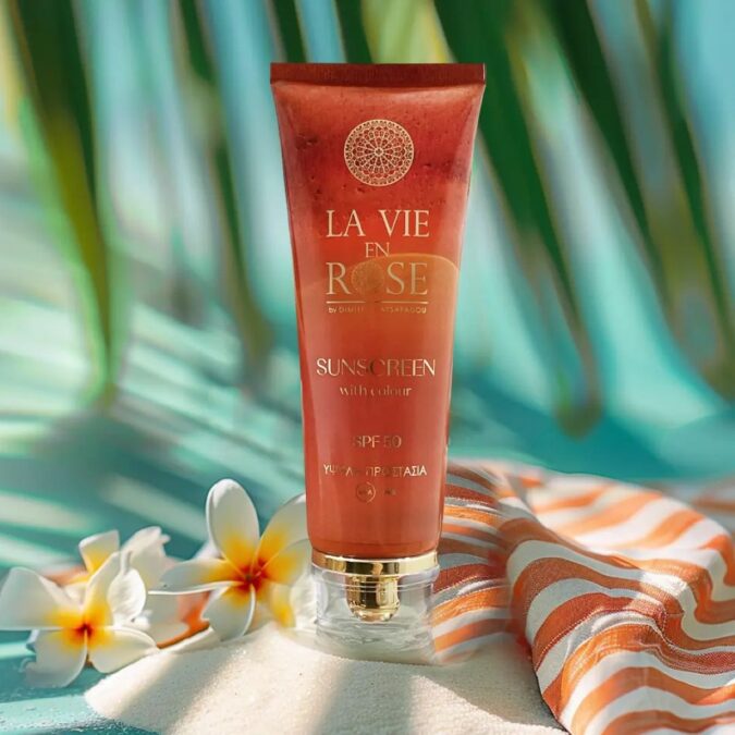 Αντιηλιακή κρέμα προσώπου και σώματος με χρώμα με SPF 50