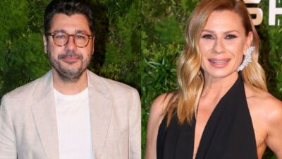 Ο Λάμπρος Κωνσταντάρας και η Κατερίνα Καραβάτου