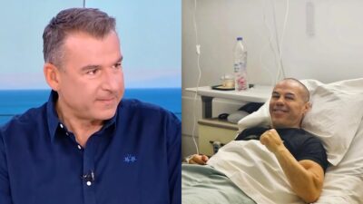 Ο Γιώργος Λιάγκας και ο Μιχάλης Ζαμπίδης