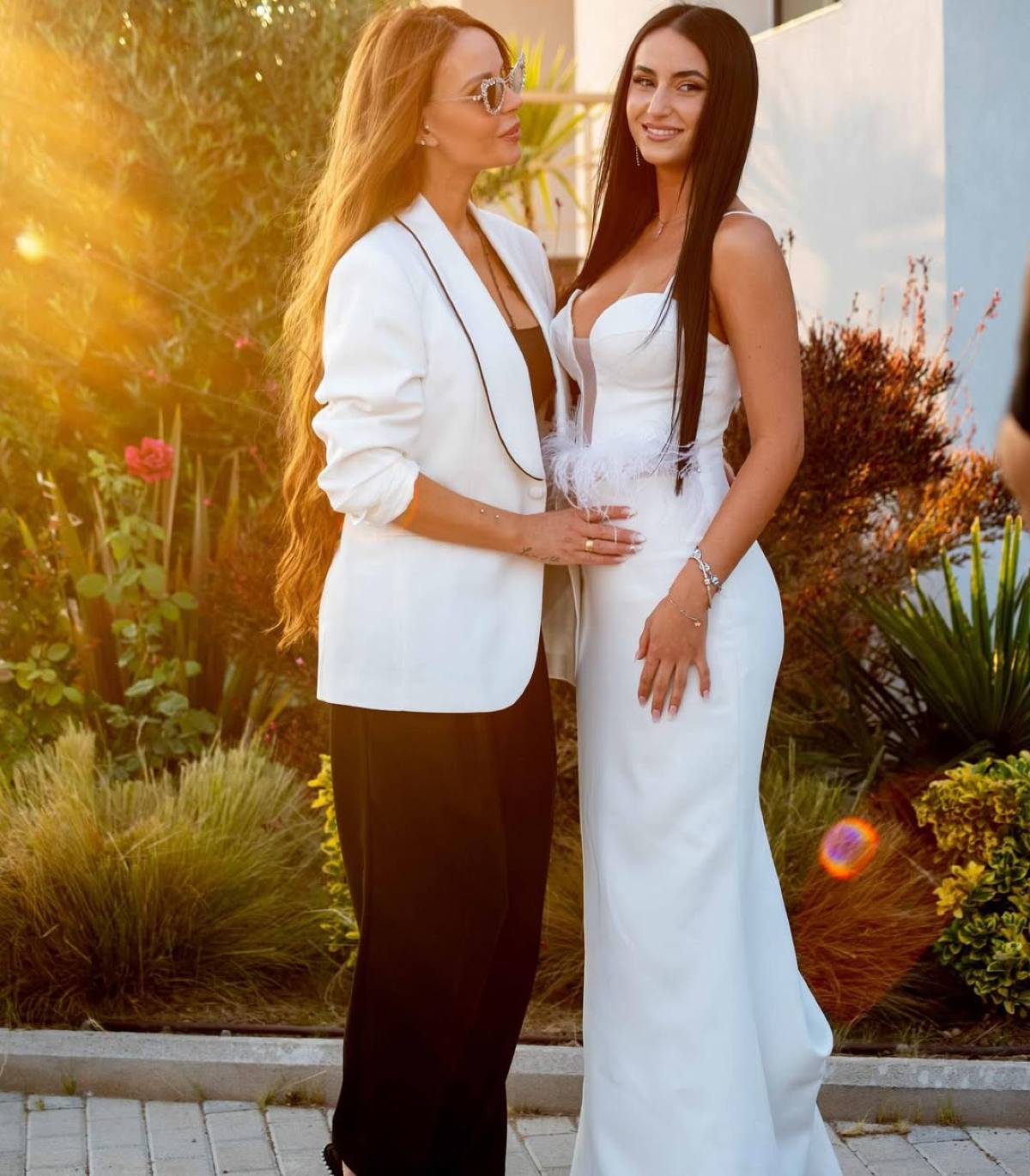 Η Λίλη Ζαγοράκη με την κόρη της