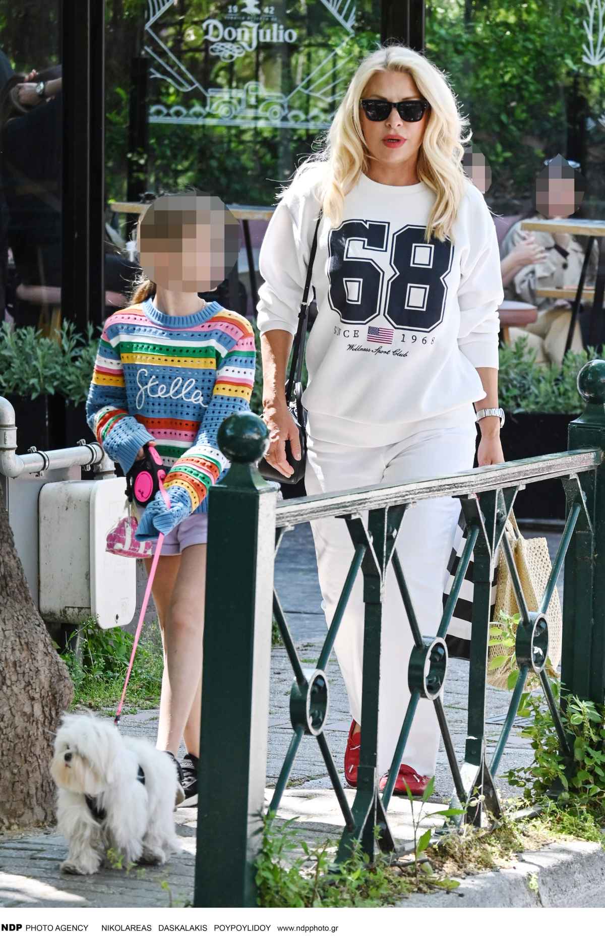 Η Ελένη Μενεγάκη με την κόρη της, Μαρίνα