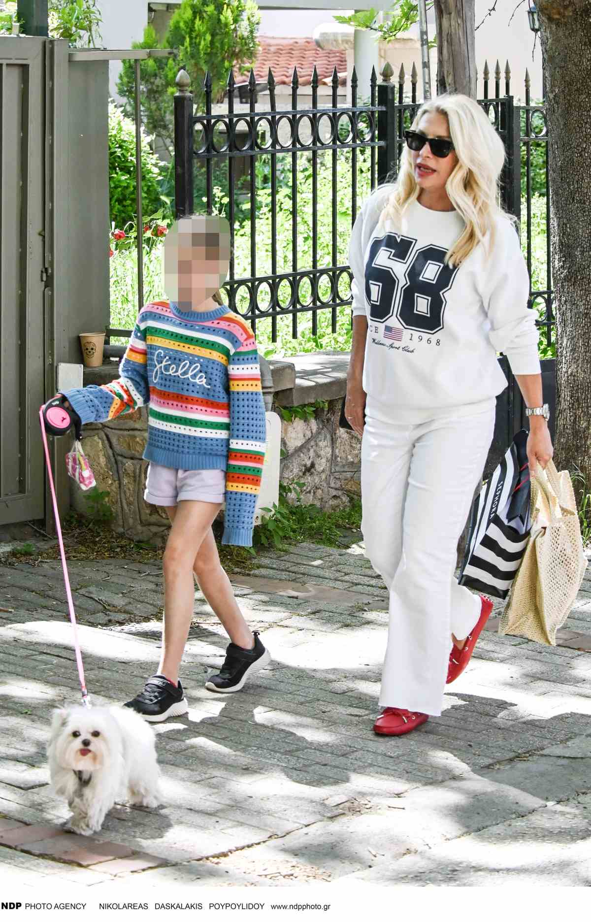 Η Ελένη Μενεγάκη με την κόρη της, Μαρίνα