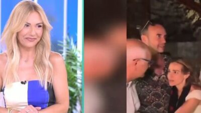 Η Τίνα Μεσσαροπούλου σχολιάζει το σκηνικό με τη Νατάσα Μποφίλιου και τον πατέρα της