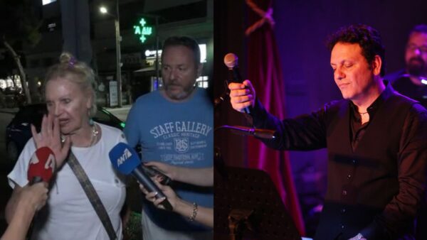 Η μητέρα του Στάθη Αγγελόπουλου και ο ίδιος