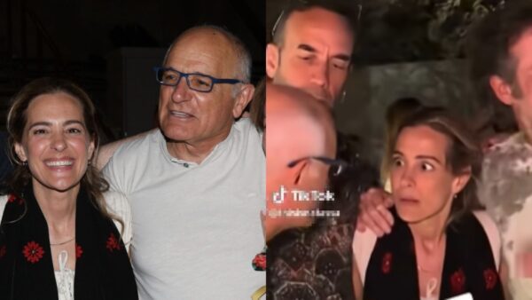 Το σκηνικό με τη Νατάσα Μποφίλιου και τον πατέρα της