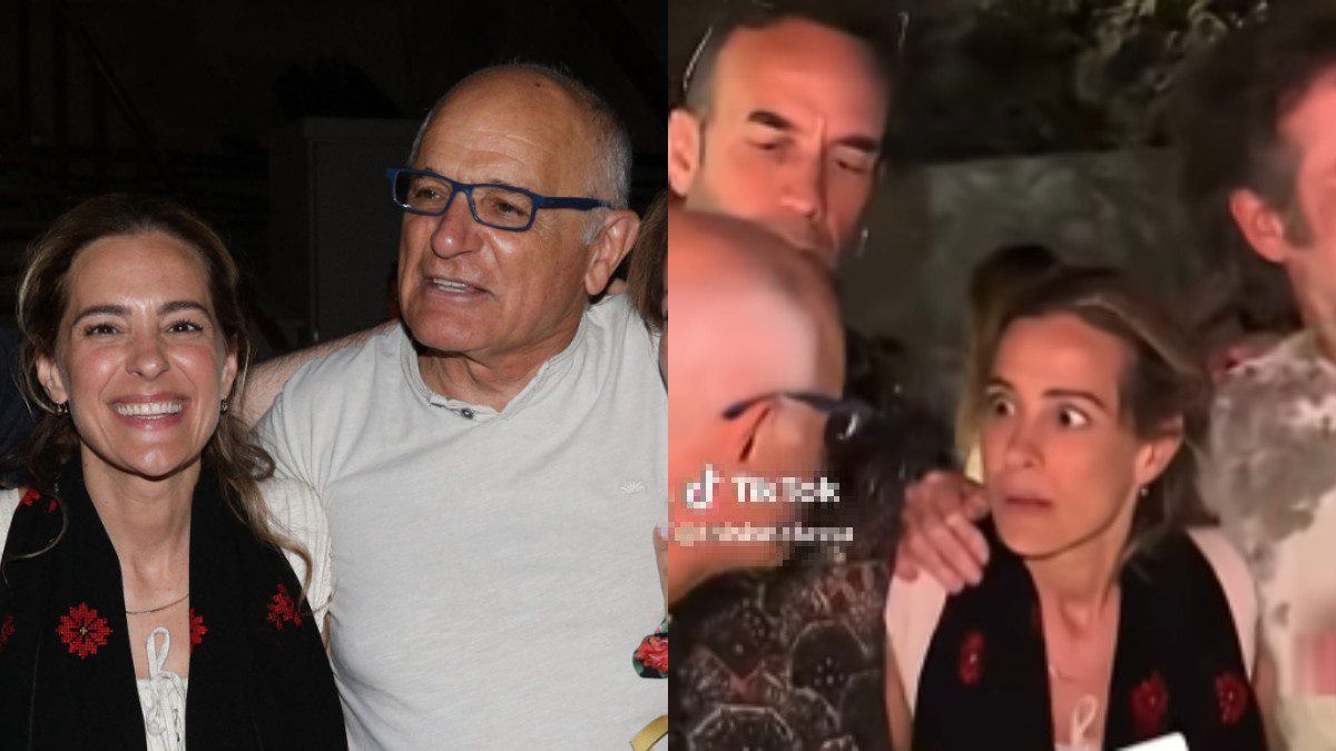 Το σκηνικό με τη Νατάσα Μποφίλιου και τον πατέρα της