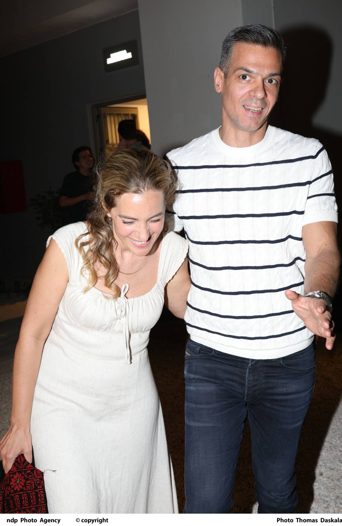 Η Μποφίλιου με τον σύζυγό της