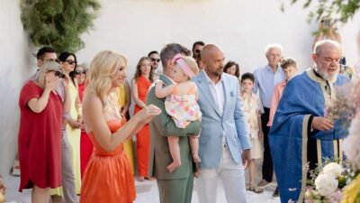 Η ανάρτηση της Μυρτώς Κάζη από την βάπτιση της κόρης της