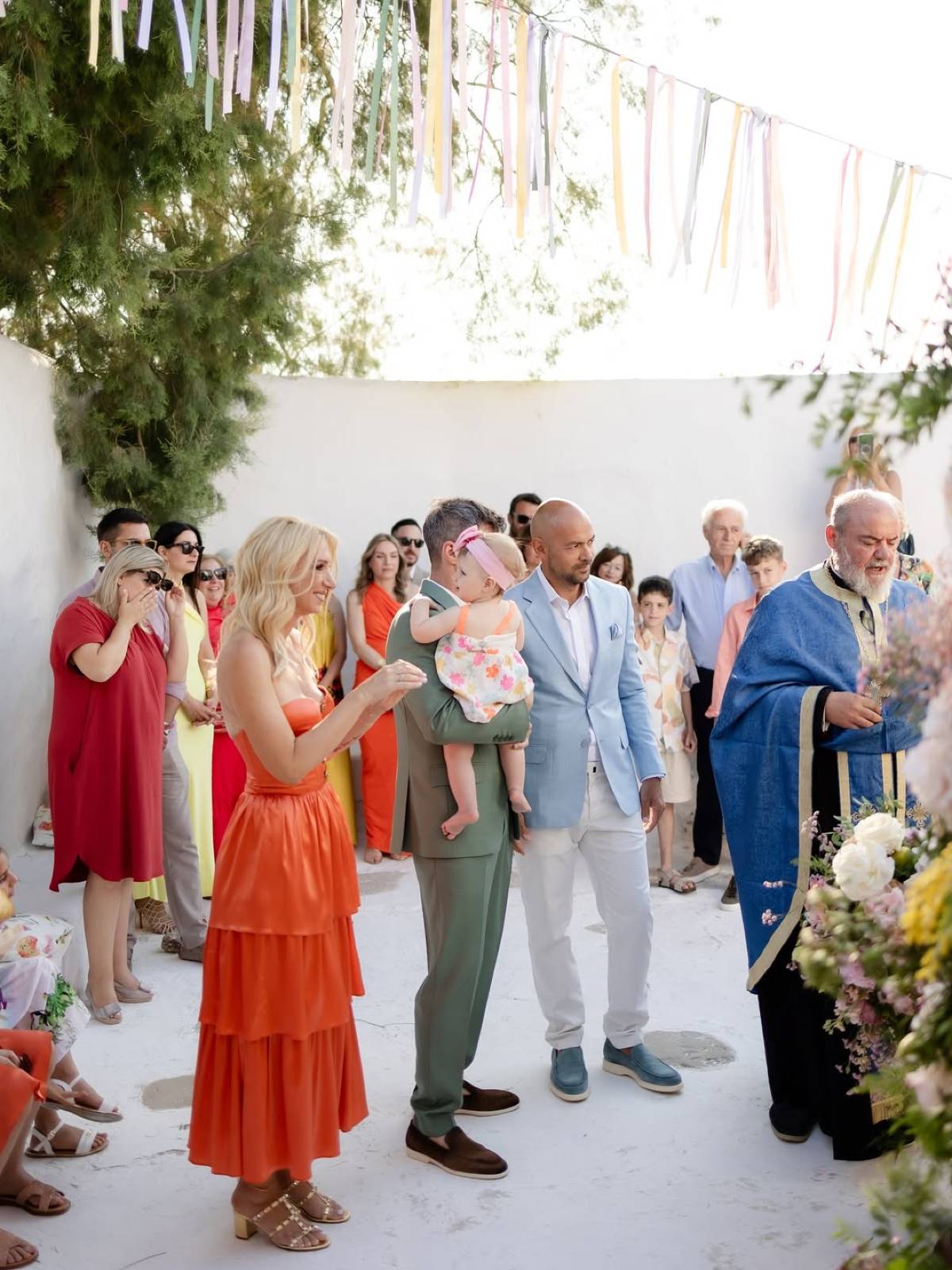 Η ανάρτηση της Μυρτώς Κάζη από την βάπτιση της κόρης της