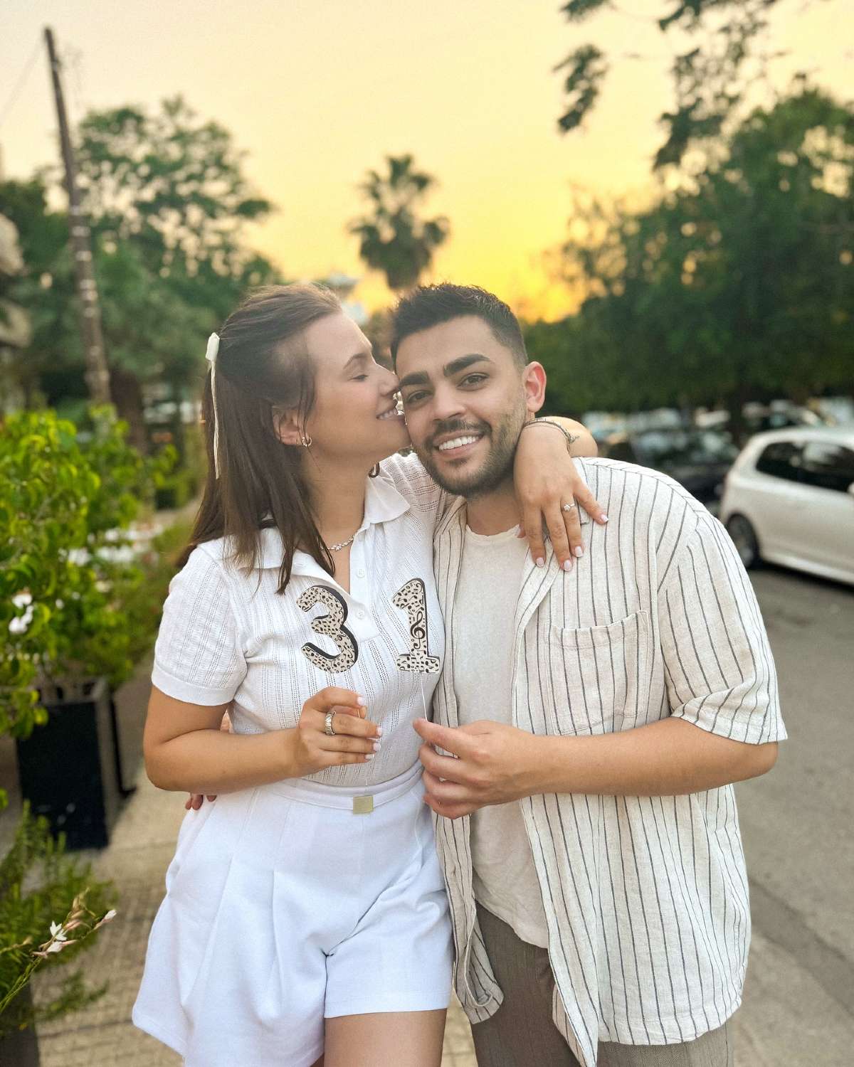 Η Λάουρα Νάργες και ο Χρήστος Σαντικάκι