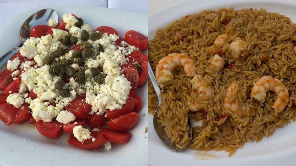 Φαγητά από την ψαροταβέρνα Νησιώτισσα