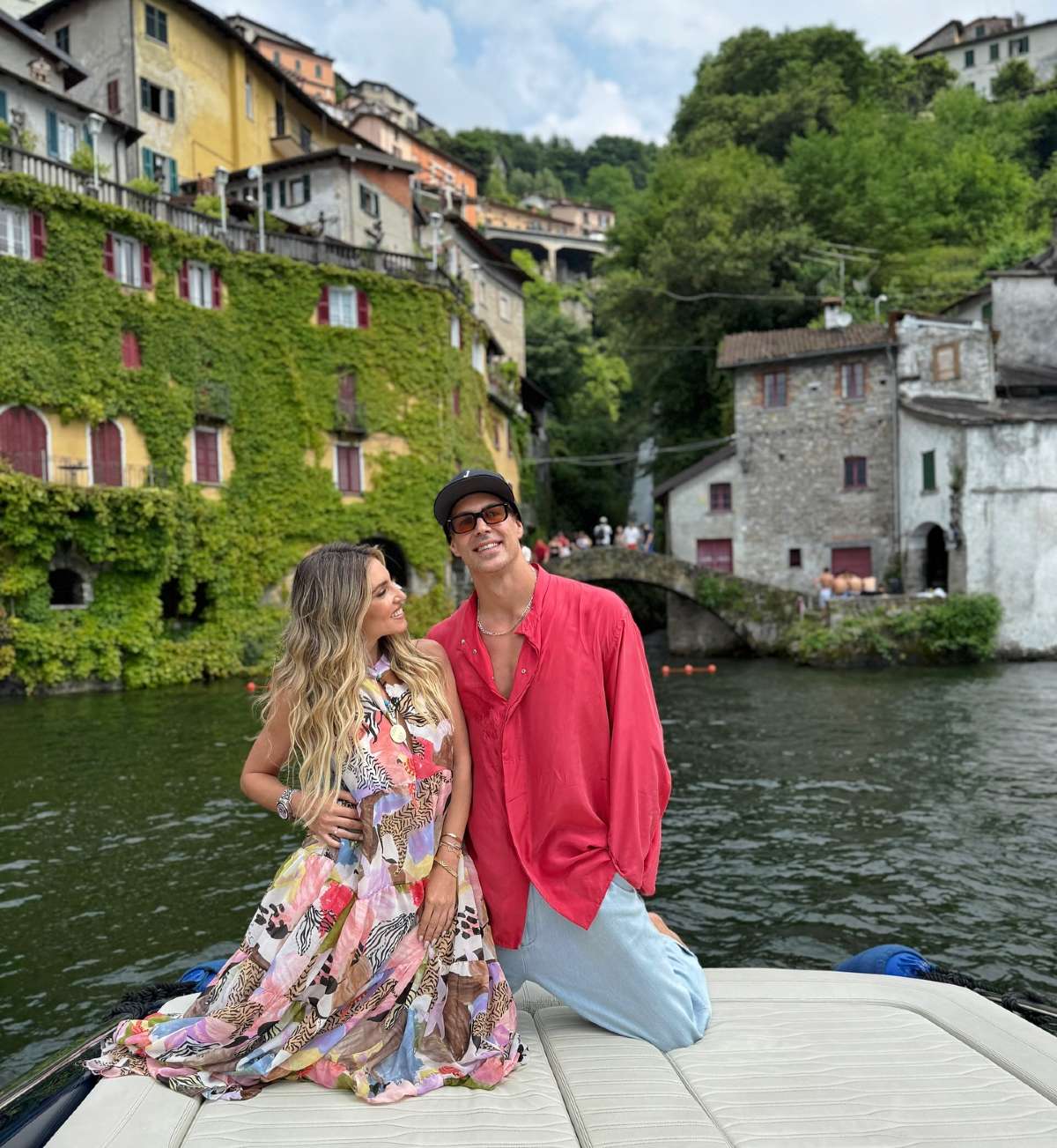 Ο Μπρούνο Τσερέλα με την Αθηνά Οικονομάκου