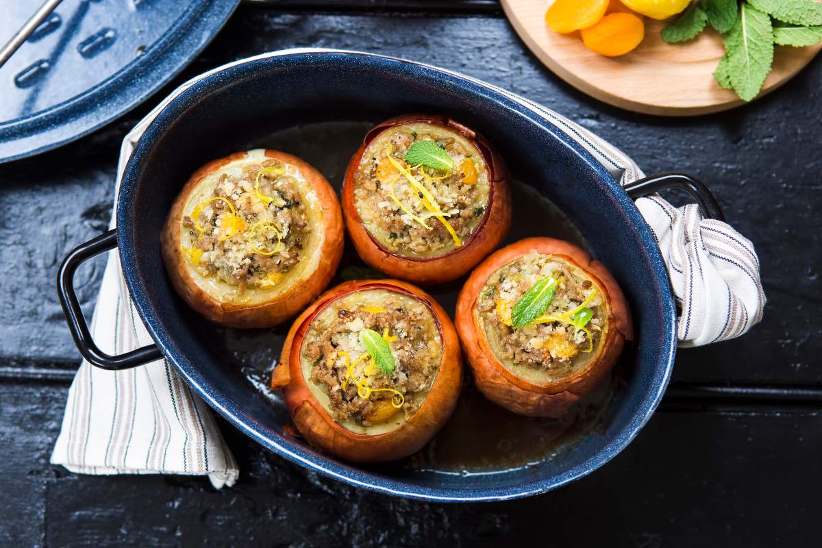 κρεμμύδια γεμιστά