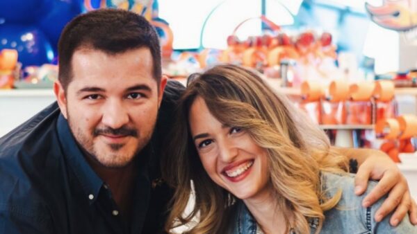 Ο Παναγής Τζωρτάτος με την σύζυγό του