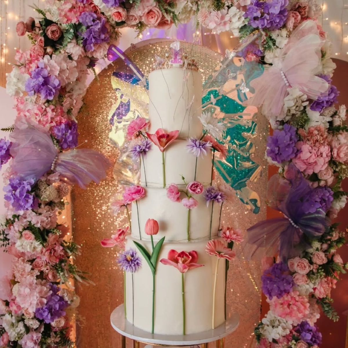 Η τούρτα γενεθλίων της κόρης του Μαυρίκιου Μαυρικίου και της Ιλάειρας Ζήση