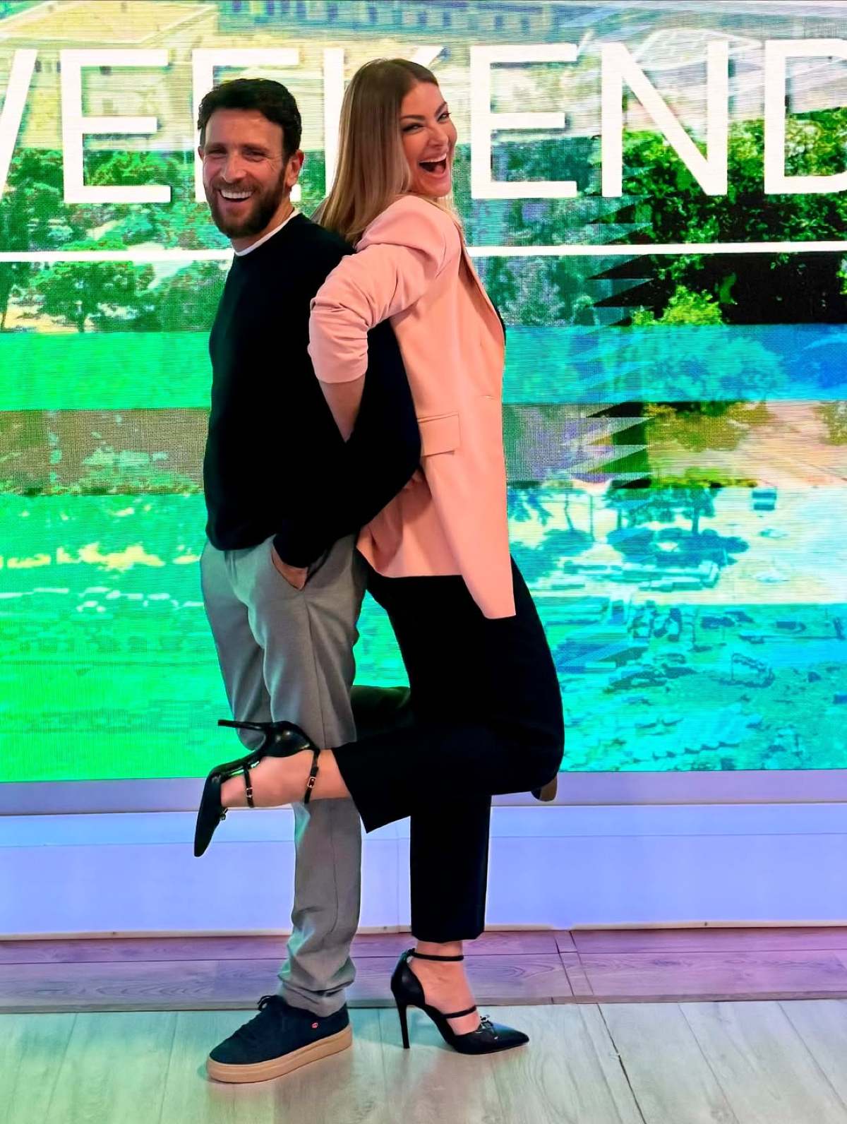 Ο Θανάσης Πάτρας και η Δέσποινα Καμπούρη