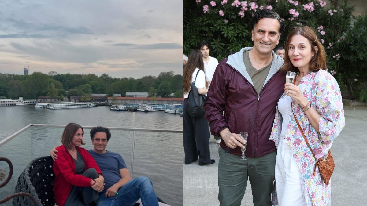 Ο Νίκος Ψαρράς και η Ελένη Καρακούλη