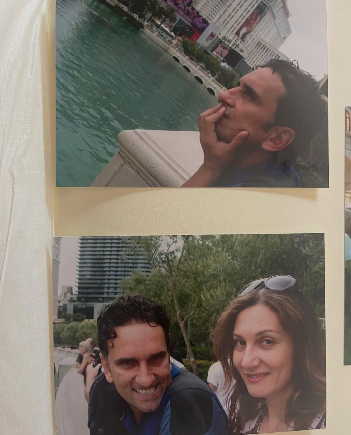 Φωτογραφίες του Νίκου Ψαρρά με την σύζυγό του στο παρελθόν