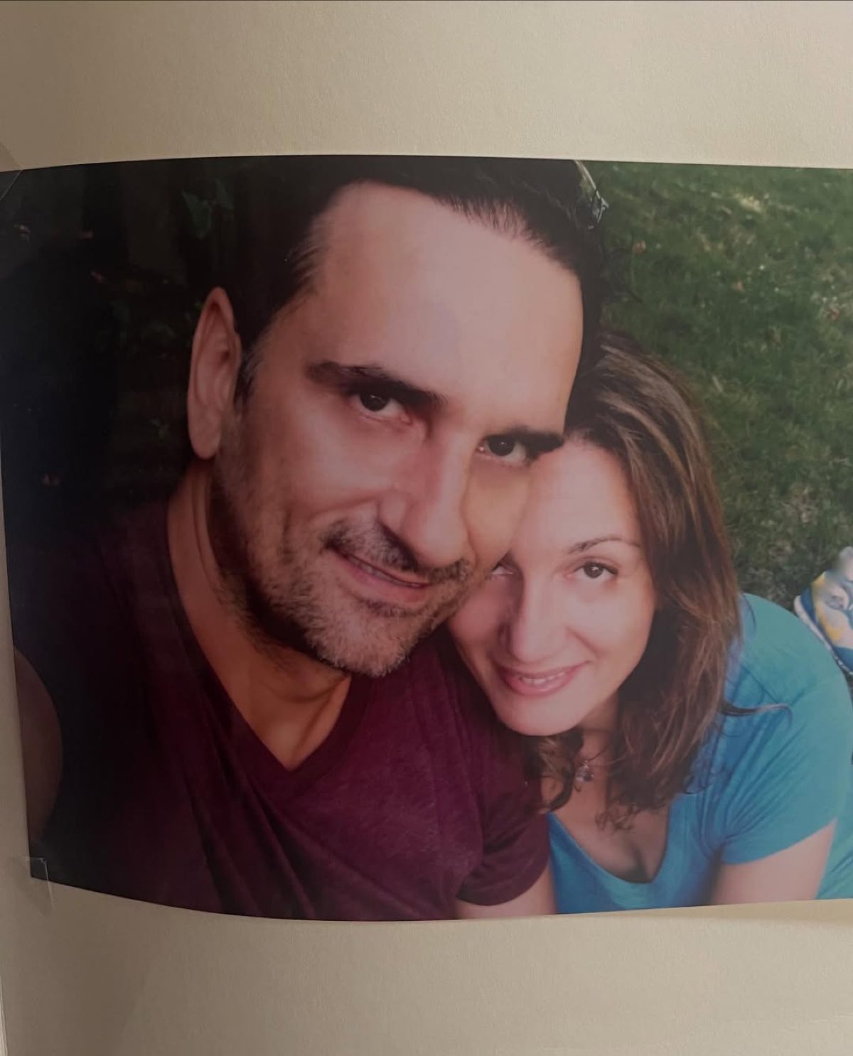 Ο Νίκος Ψαρράς με την σύζυγό του στο παρελθόν