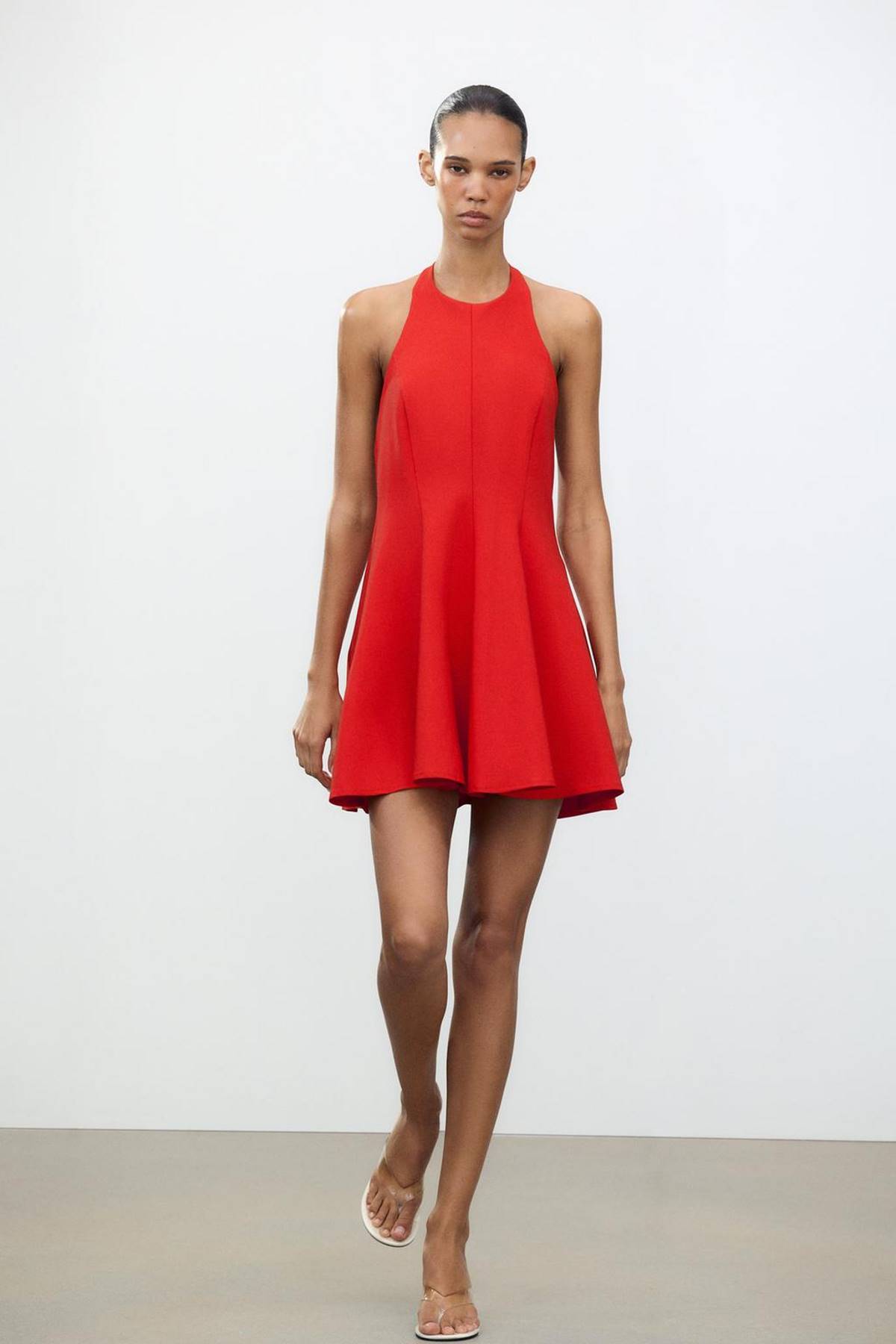 κόκκινο φόρεμα Zara