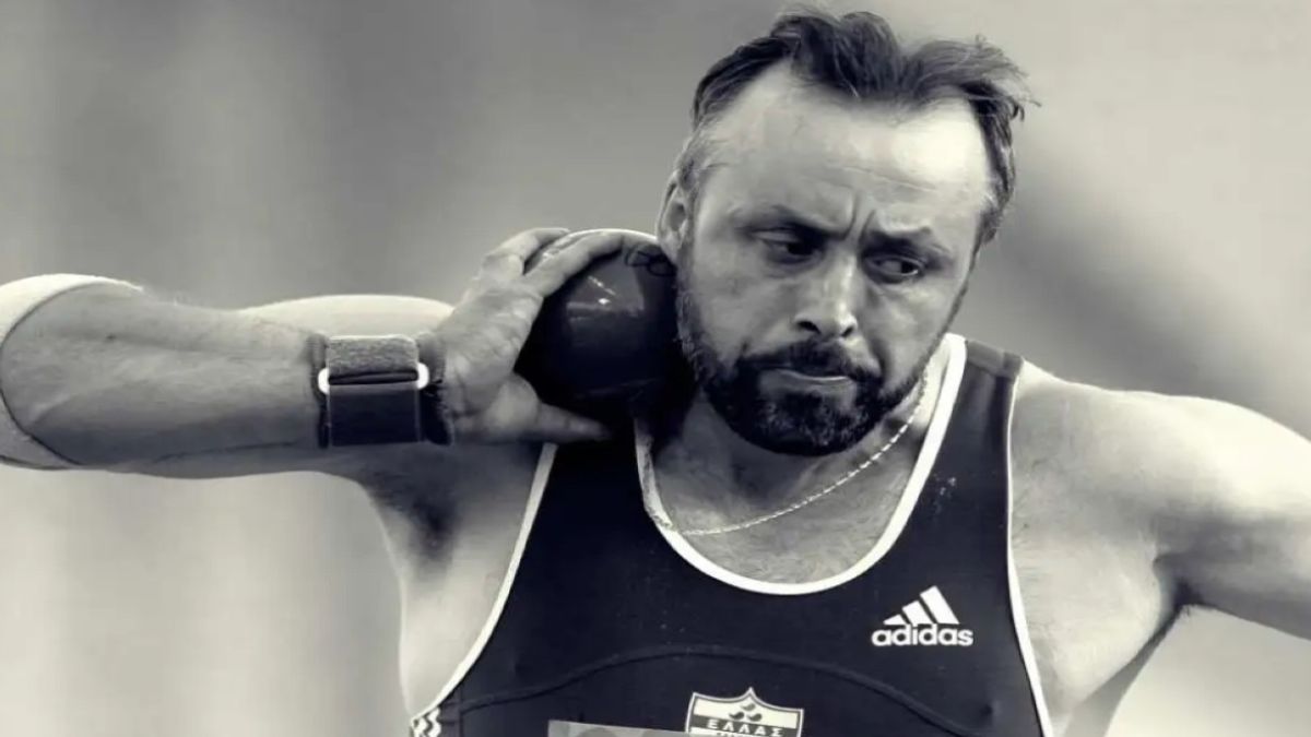 Ο Σάκης Δεληγιώργης σε αγώνα