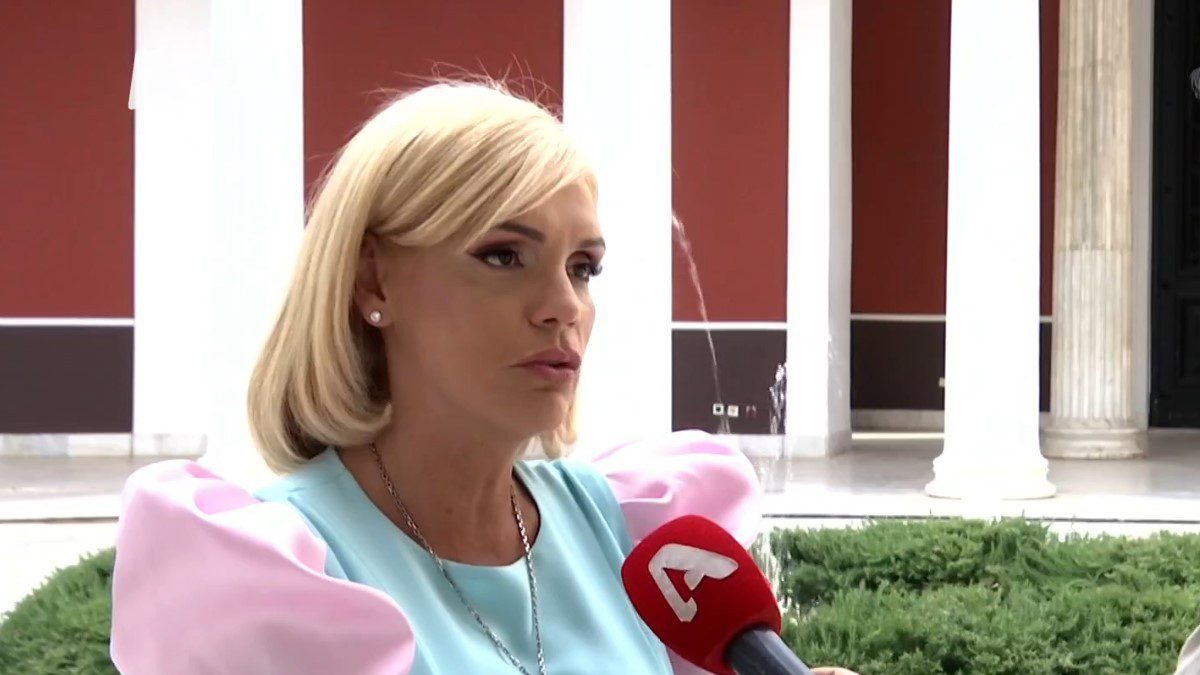 Η Σάσα Σταμάτη σε δηλώσεις της
