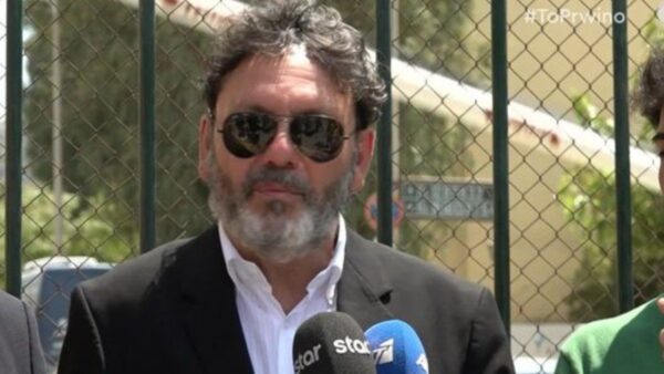 Ο Στάθης Αγγελόπουλος στις κάμερες