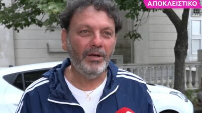 Ο Στάθης Αγγελόπουλος στις κάμερες