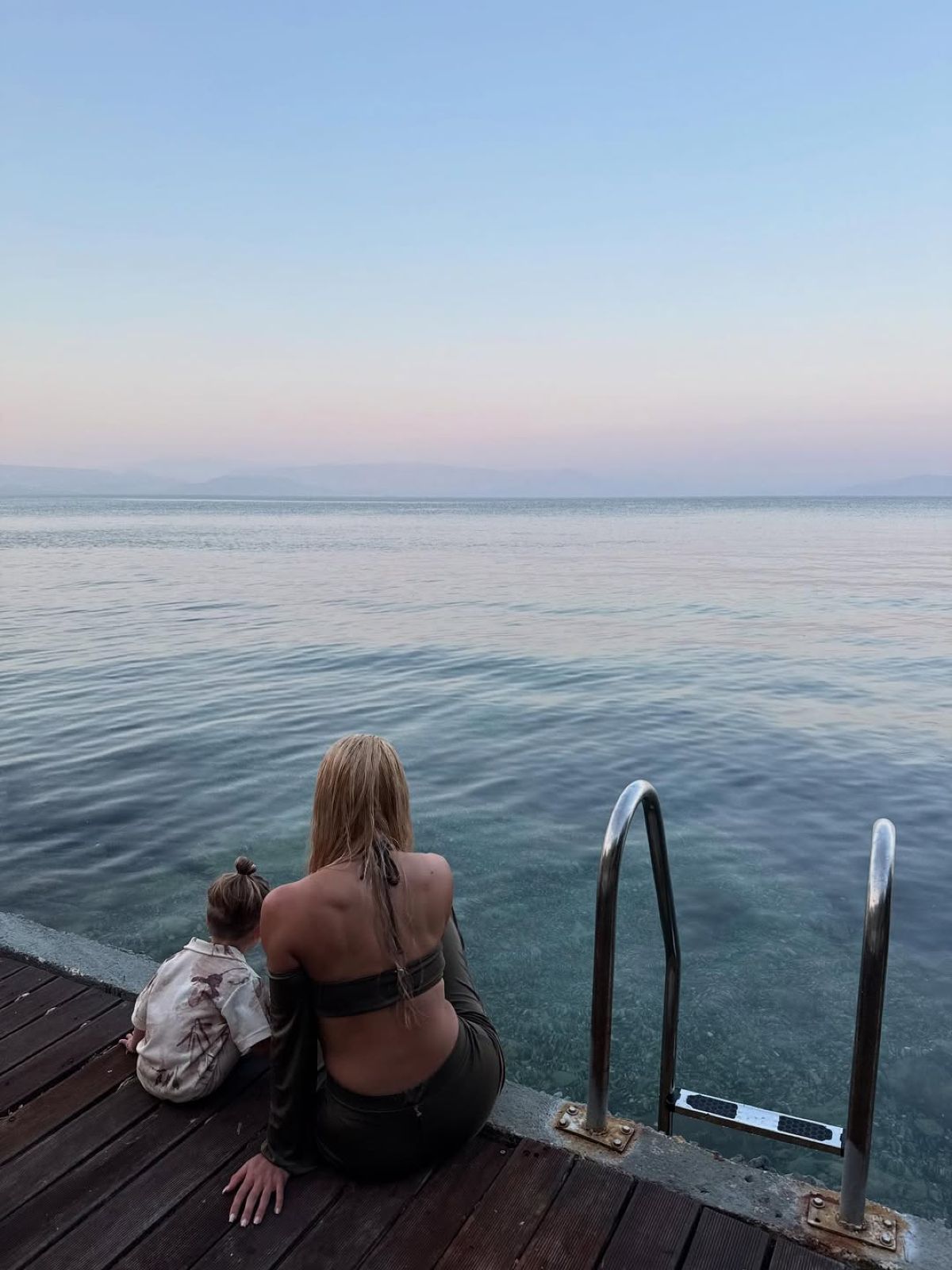 Η Ιωάννα Τούνη με τον γιο της, Πάρη