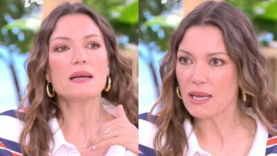 Η Βίκυ Καγιά στο πλατό του Super Κατερίνα