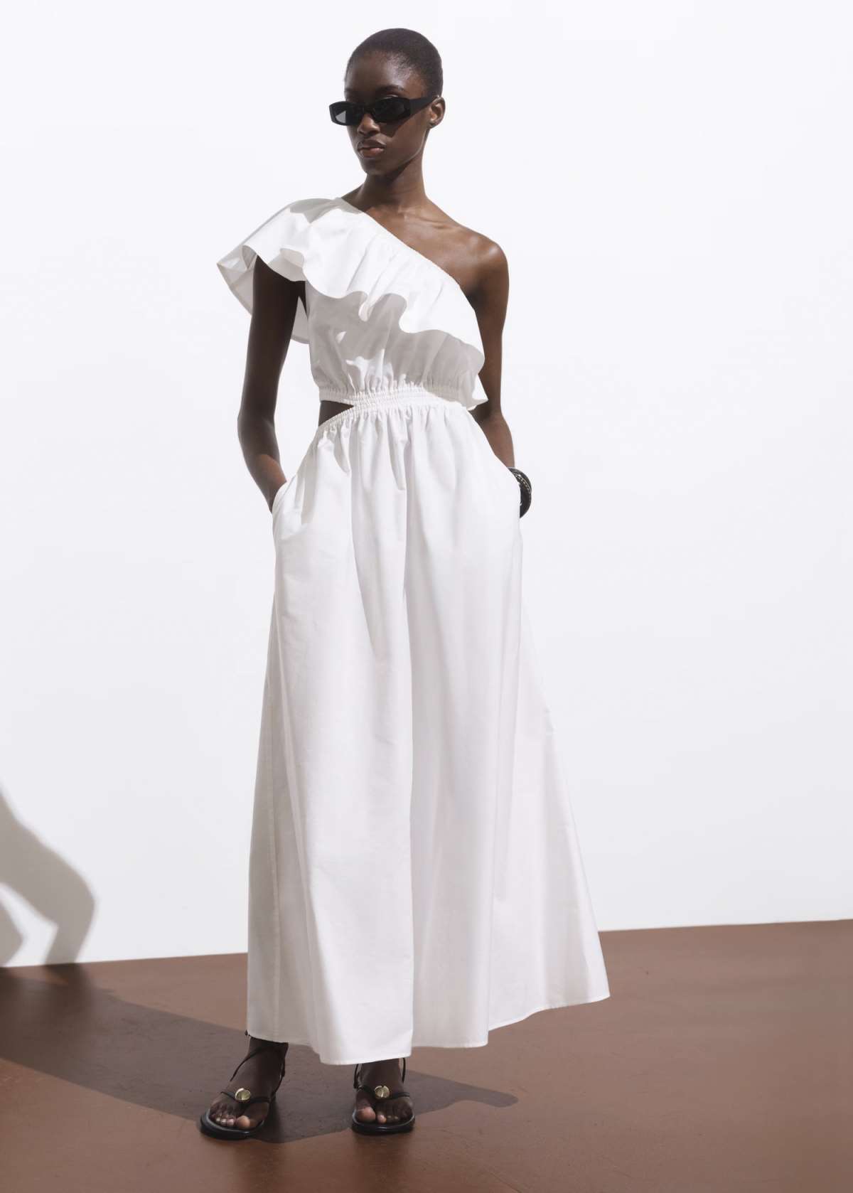 λευκό φόρεμα mango