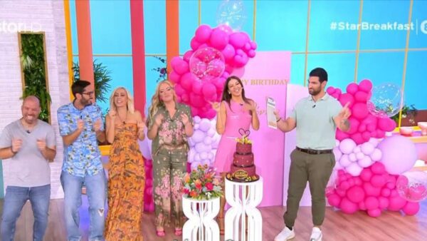 Η ομάδα του BreakfastStar στο πλατό