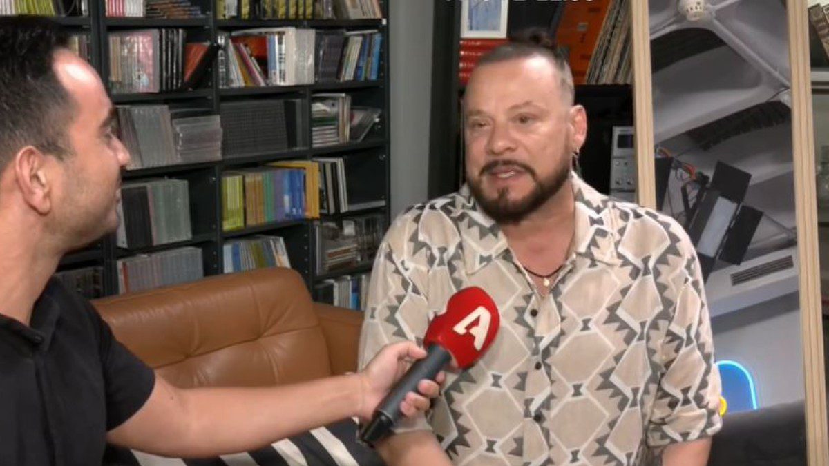 Ο Χρήστος Δάντης στην κάμερα του Happy Day