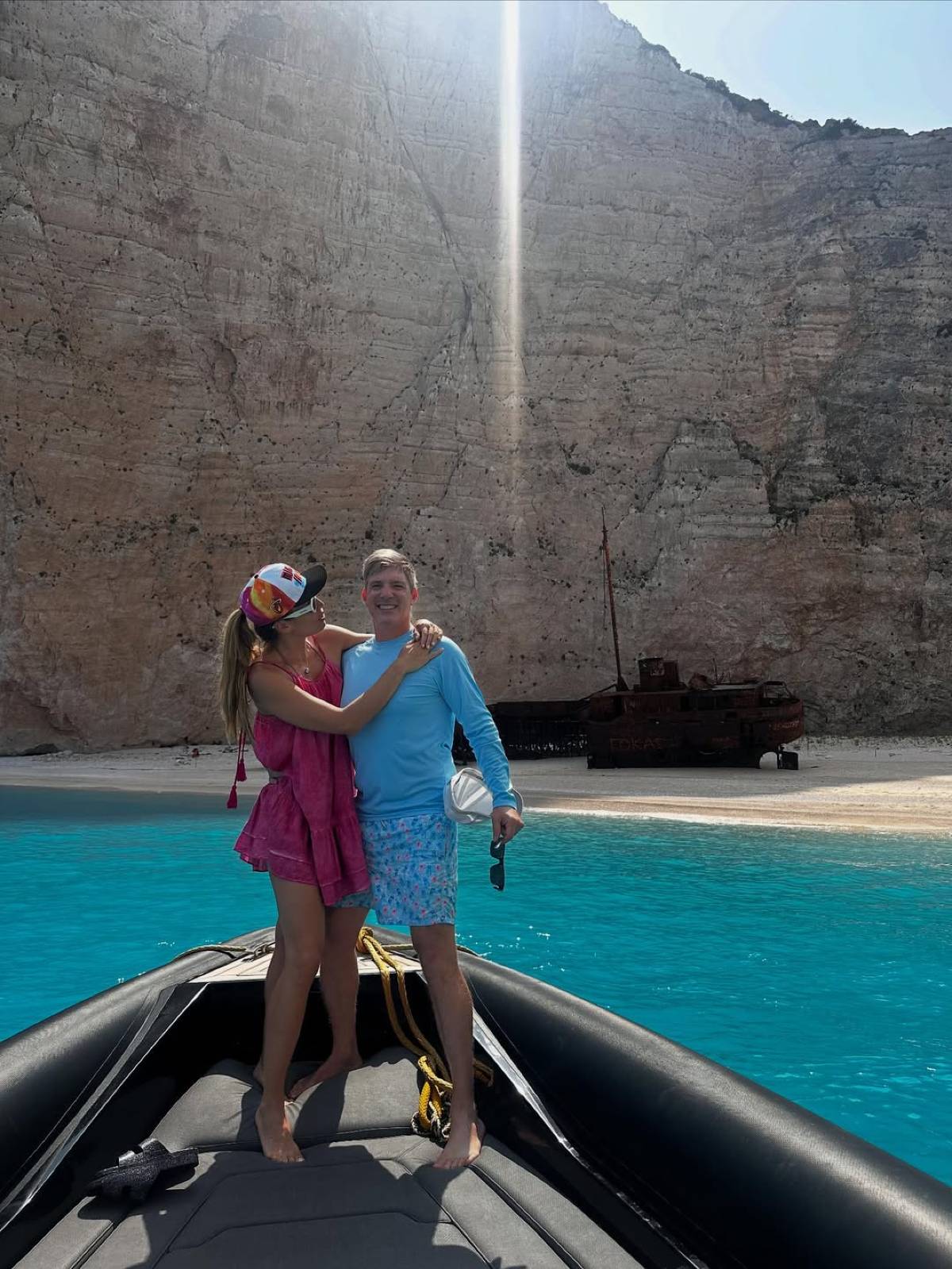 Η Μαριέττα Χρουσαλά και ο Λέων Πατίτσα στη Ζάκυνθο και πίσω το Ναυάγιο