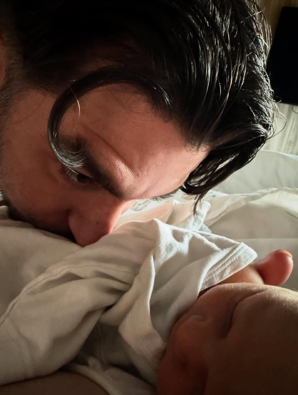 Ο Αντώνης Βλωτιδέλλης με τον γιο του