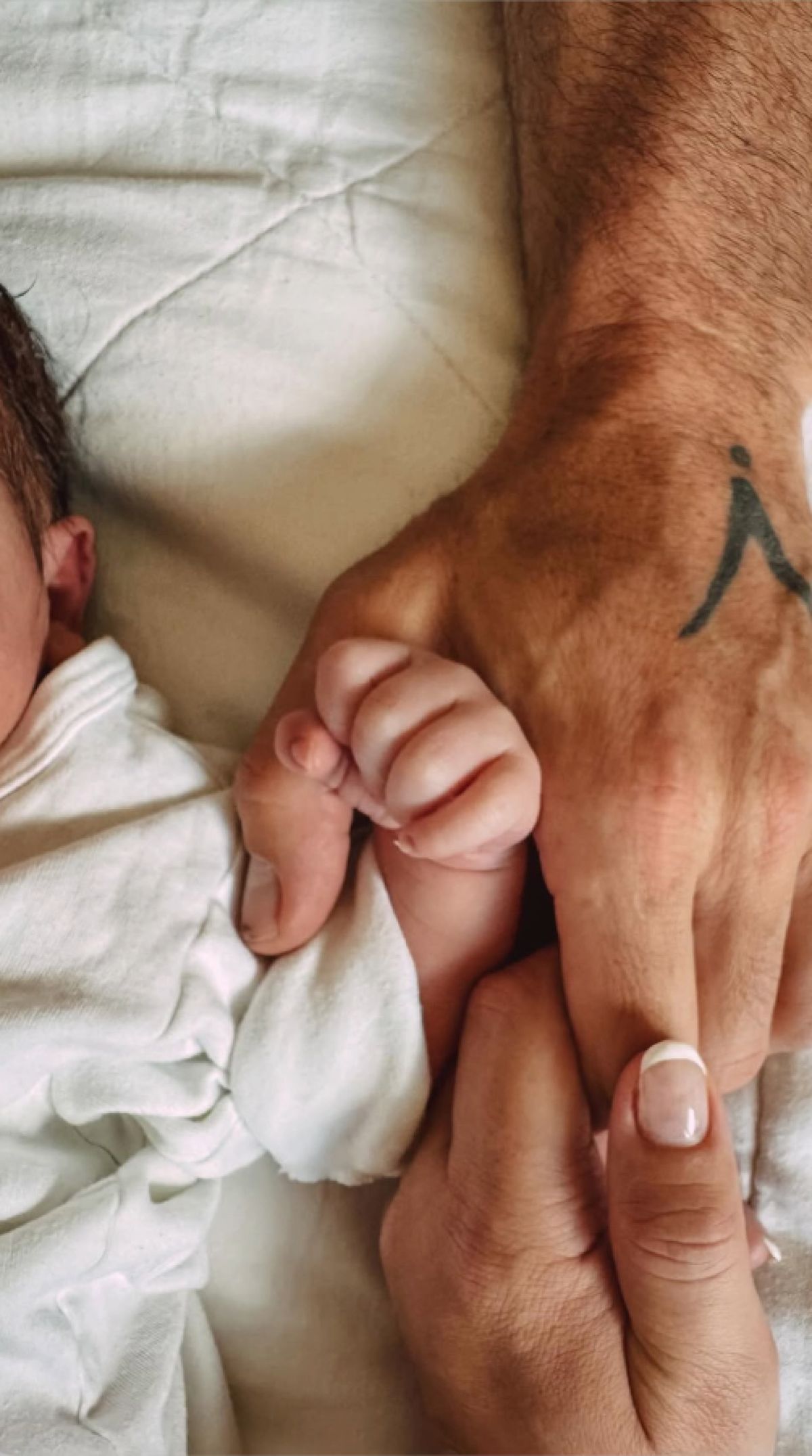 Ο Γρηγόρης Μόργκαν με τον γιο του