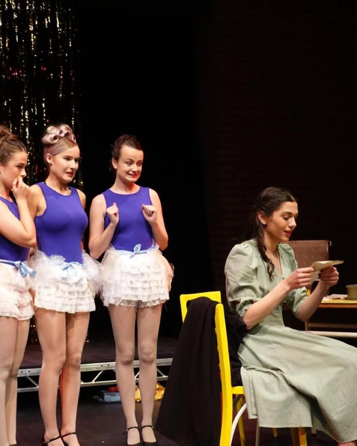 Η Μελίνα Νικολαΐδη στο θέατρο