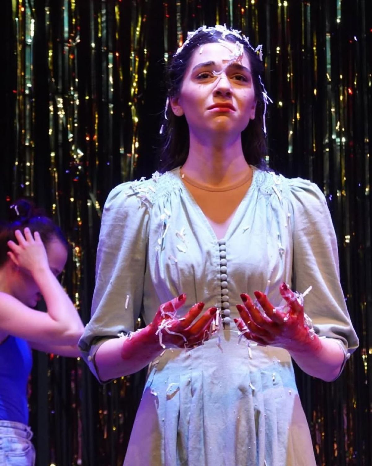 Η Μελίνα Νικολαΐδη στο θέατρο